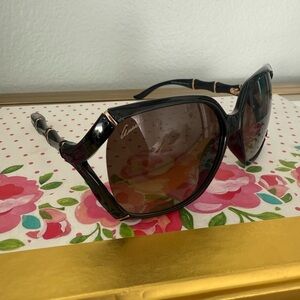 Gucci Black Bamboo Sunglasses